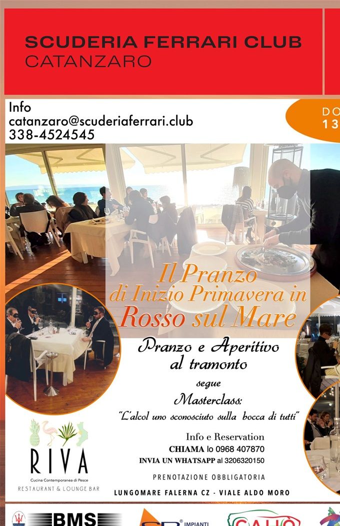 PRANZO IN ROSSO DI INIZIO PRIMAVERA