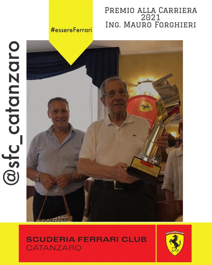 PREMIO ALLA CARRIERA 2021  ING. MAURO FORGHIERI